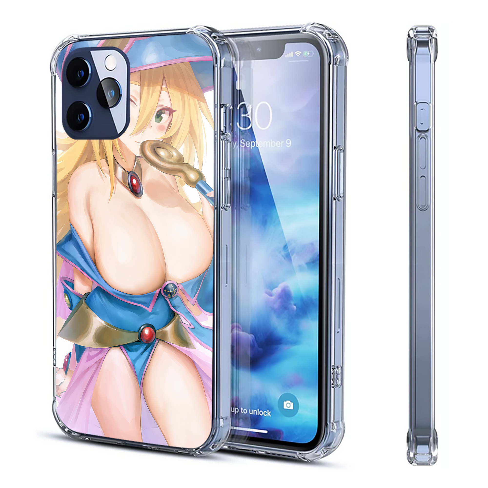 （画像用） 遊☆戯☆王 Yu-Gi-Oh! 【iPhone 12シリーズ対応】透明スマホケース（クリアソフトケース）